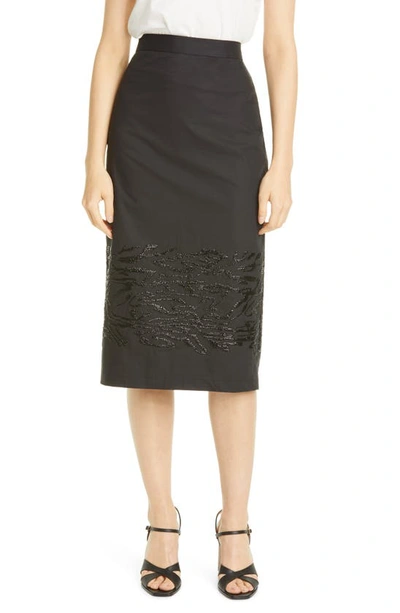 Rachel Comey Eros Midi Pencil Skirt In Black