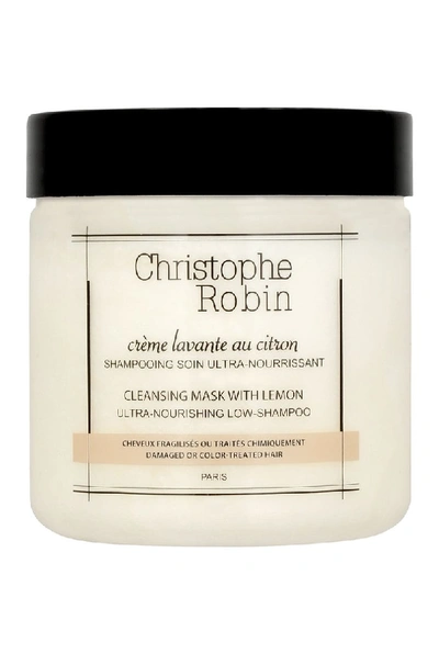 Christophe Robin 8.4 Oz. Cleansing Mask With Lemon In Yellow