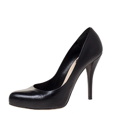 Pre-owned Dior Pointed Toe Pumps Size 38 In Black