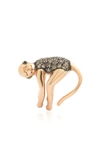 BIBI VAN DER VELDEN MONKEY DIAMOND 18K ROSE GOLD EAR CUFF,827581