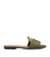 LORO PIANA SUEDE SUMMER CHARM SLIDES,15668499