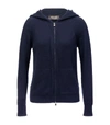 LORO PIANA CASHMERE ZIP-UP HOODIE,15669968