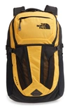 The North Face Recon Backpack In Tnf Yellow Ripstop/ Tnf Black