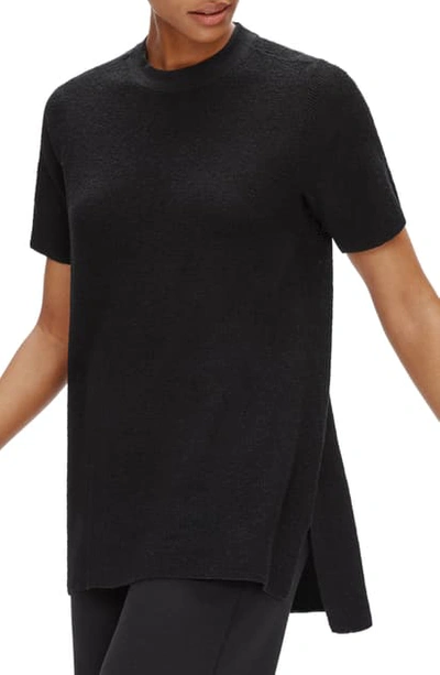 Eileen Fisher Short Sleeve Organic Linen Blend Tunic Sweater