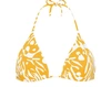 Eres Starfish Printed Triangle Bikini Top In Coralsand Paillettes