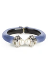 ALEXIS BITTAR FUTURE ANTIQUITY BYZANTINE LUCITE® HINGE BRACELET,AB0SB034062