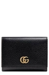 GUCCI PETITE LEATHER FRENCH WALLET,474746CAO0G