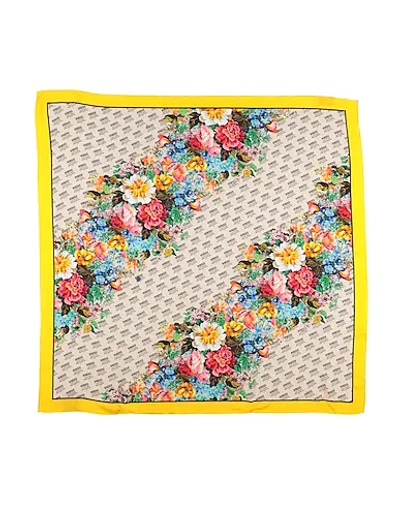 Gucci Square Scarf In Yellow