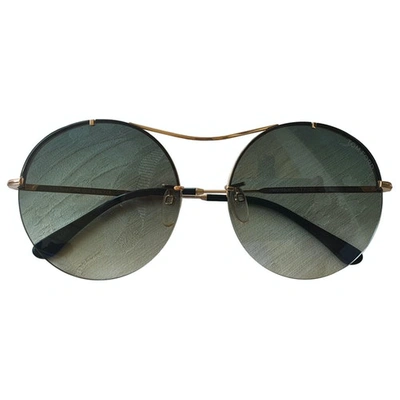 Pre-owned Tom Ford Green Metal Sunglasses