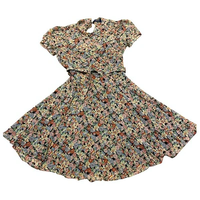 Pre-owned Polo Ralph Lauren Multicolour Silk Dress