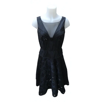 Pre-owned Nina Ricci Black Lace Dress