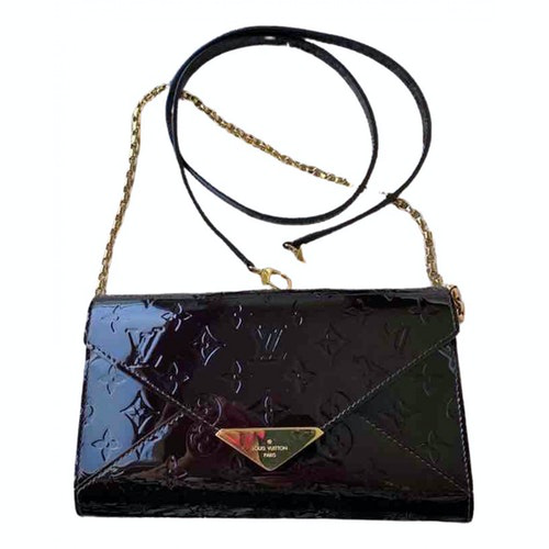 Bréa patent leather handbag Louis Vuitton Burgundy in Patent