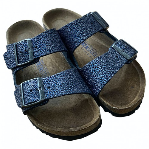 light blue birkenstocks rubber
