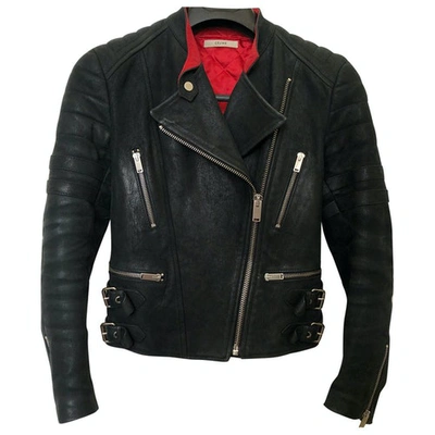 Pre-owned Celine Black Leather Jacket