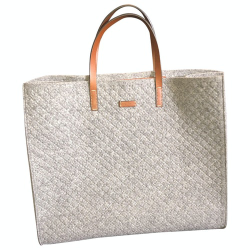 Pre-Owned Gucci Grey Wool Handbag | ModeSens