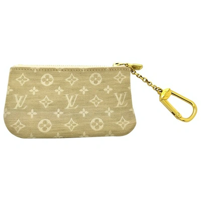 Pre-owned Louis Vuitton Cloth Purse In Beige