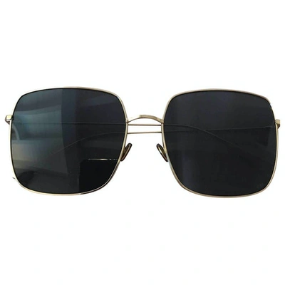 Pre-owned Dior Stellaire 1 Black Metal Sunglasses