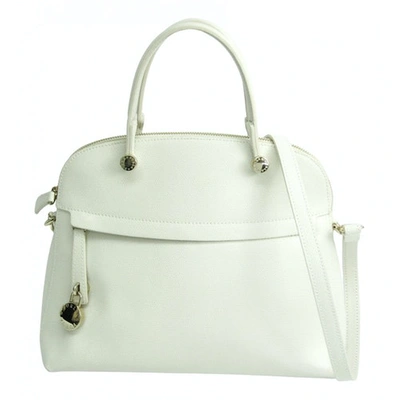 Pre-owned Furla White Leather Handbag