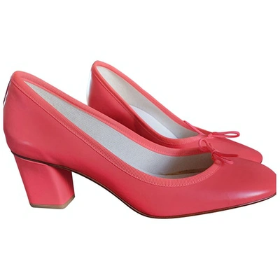 Pre-owned Repetto Pink Leather Heels