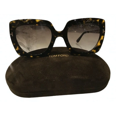 Pre-owned Tom Ford Brown Sunglasses