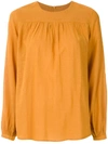 ANDREA MARQUES GATHERING PANEL BLOUSE