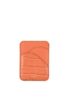 CHLOÉ WALDEN CROCODILE-EFFECT CARDHOLDER