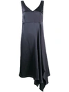 P.a.r.o.s.h Draped Side Dress In Black