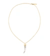 CHLOÉ BLAKE EMBELLISHED NECKLACE,P00480513