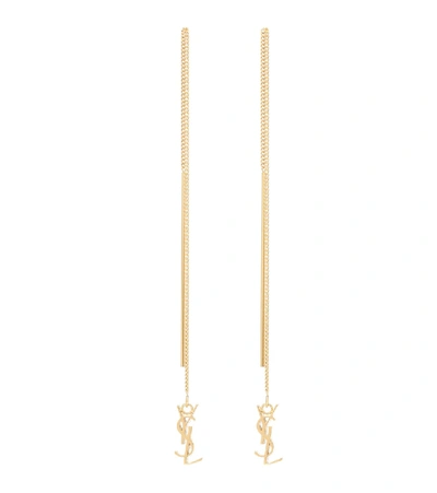 SAINT LAURENT OPYUM CHAIN EARRINGS,P00483537