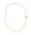 ALIGHIERI LA CALLIOPE 24KT GOLD-PLATED BRONZE AND PEARL CHOKER,P00488212