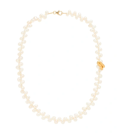 Alighieri 24k Gold-plated La Calliope Chapter Ii Pearl Necklace In White