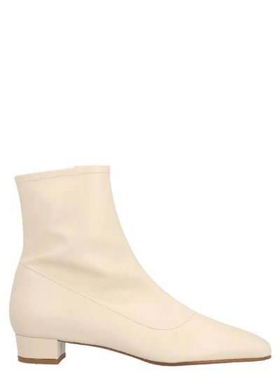 By Far Women's White Ankle Boots