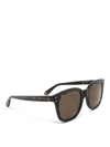 GUCCI HAVANA SQUARED SUNGLASSES