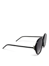 SAINT LAURENT OVAL ACETATE SUNGLASSES