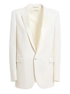 SAINT LAURENT GRAIN DE POUDRE TUXEDO BLAZER