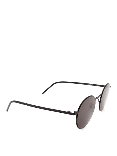Saint Laurent Sl 250 Round Sunglasses - Men's/women's In Black