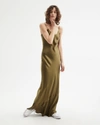 Nili Lotan Cami Silk-charmeuse Gown In Ivory