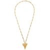 ANNI LU PROTECT ME 18KT GOLD-PLATED NECKLACE,3875313