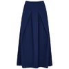 ROLAND MOURET HOLMES BLUE MIDI SKIRT,3879258