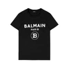 Balmain Logo Printed T-shirt In Black