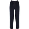 EILEEN FISHER NAVY CHECKED LINEN TROUSERS,3204764