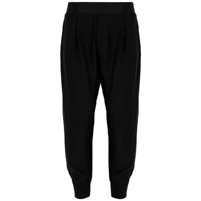 Atm Anthony Thomas Melillo Hammered Silk Joggers In Black