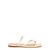 AEYDE AEYDE MARINA IVORY LEATHER SANDALS,3261398