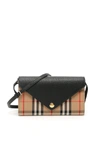 BURBERRY BURBERRY VINTAGE CHECK PRINT STRAP WALLET