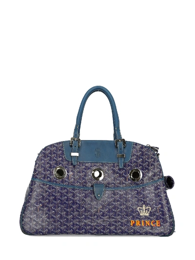 Pre-owned Goyard Bag In Navy, White