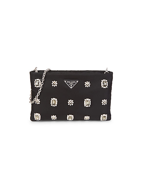 prada black pouch bag