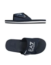 EA7 EA7 SEA WORLD SW M SLIPPER MAN SANDALS BLUE SIZE 8 RUBBER,11240828LE 7