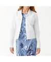Tommy Bahama Two Palms Linen Raw Edge Jacket In White