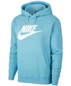 Nike Sportswear Club Fleece Men's Graphic Pullover Hoodie In Blue