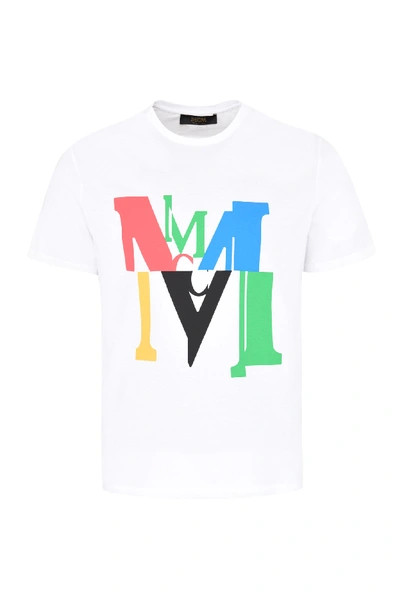 Mcm Cotton Crew-neck T-shirt In White